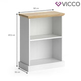 Vicco Libreria Cambridge 2 vani Scaffale verticale Scaffale per ufficio